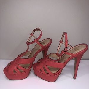 New! Salmon stilettos Victoria’s Secret sandal 👡